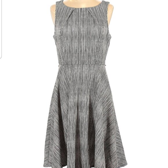 Elle Dresses & Skirts - Elle Black and White Striped Dress women's size Small (342)